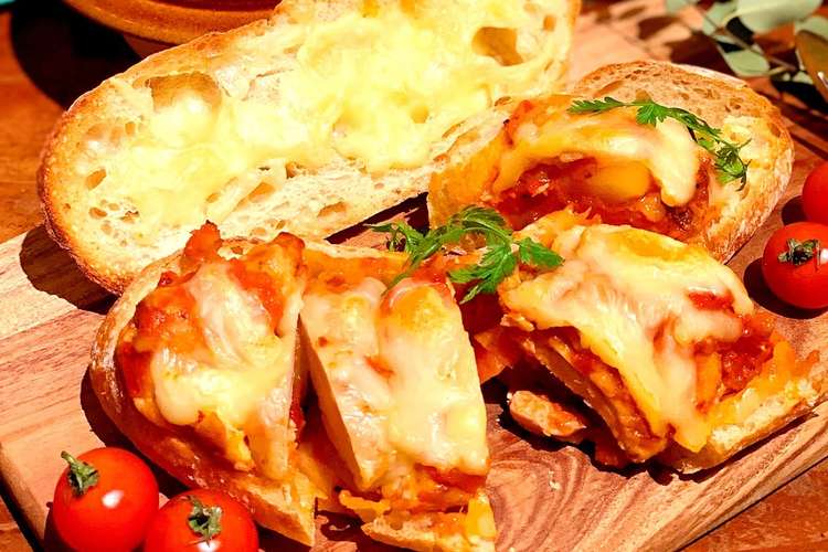 鶏肉のトマト煮込みバゲット レシピ 作り方 By カオリ クックパッド 簡単おいしいみんなのレシピが357万品