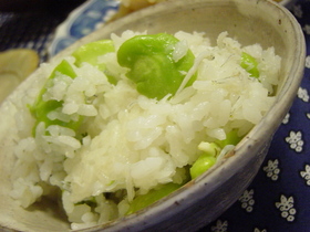 そら豆しらす☆ご飯