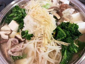 生姜みぞれ鍋〜塩糀味〜