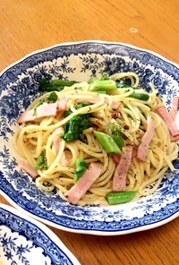 カンタン！ワンパン＊菜花ペペロンチーノ