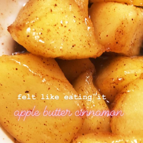 りんごのシナモンバター焼き