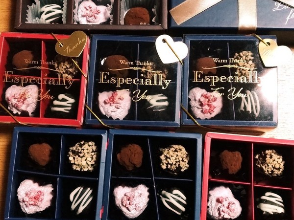 バレンタインに生チョコトリュフ