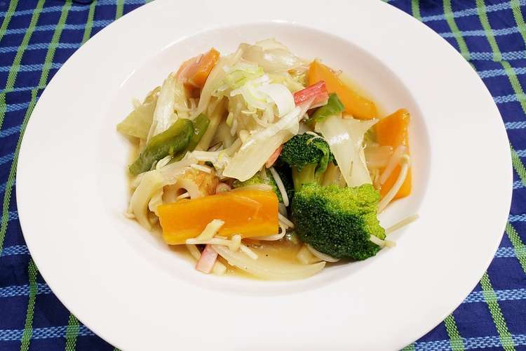 簡単 野菜炒めのあんかけ レシピ 作り方 By Ekokan クックパッド 簡単おいしいみんなのレシピが355万品