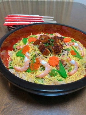 ひな祭り・おもてなしに★うなぎちらし寿司