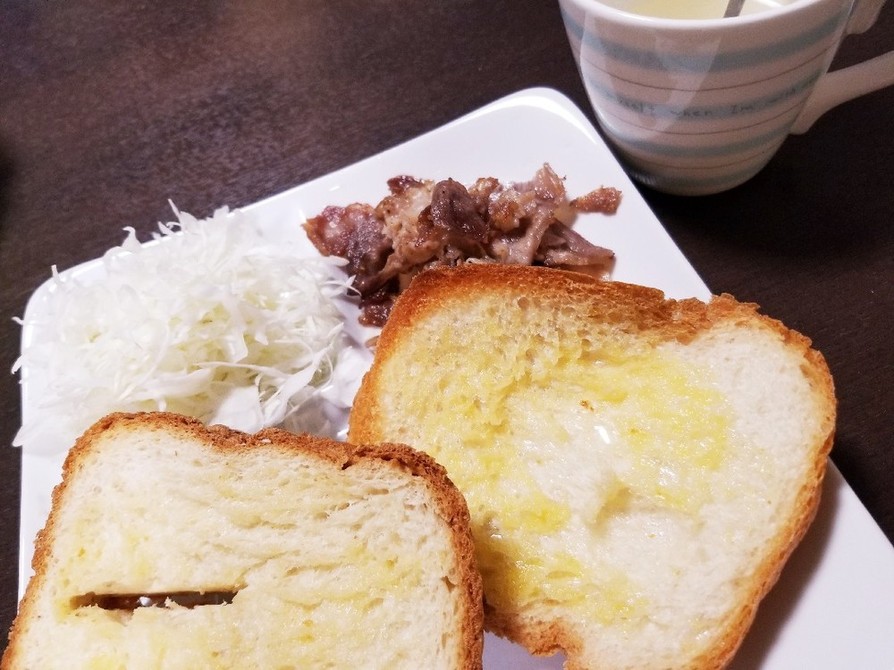 ワンプレート朝食と白湯☆の画像
