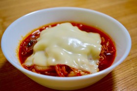 ミニラーメンで作る!簡単プデチゲ風