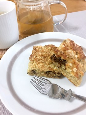HMクランブルチョコバナナケーキ☆天板で