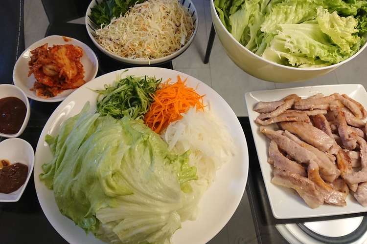 簡単 サムギョプサル風肉野菜巻き レシピ 作り方 By Afmhami クックパッド 簡単おいしいみんなのレシピが353万品