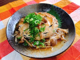 ■鶏の豆腐ハンバーグ和風きのこあんかけ■
