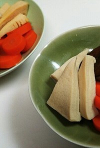 高野豆腐と野菜の煮物☆基本の「キ」