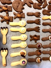 型抜きクッキー 基本簡単スプーンクッキーの写真