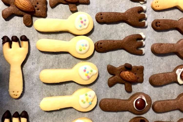 型抜きクッキー 基本簡単スプーンクッキー レシピ 作り方 By マカダミアん クックパッド 簡単おいしいみんなのレシピが357万品