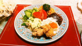 ワンプレートでおうちランチ❀╹◡╹)ノ❀