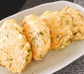 豆腐・めかぶのフワフワお好み焼き
