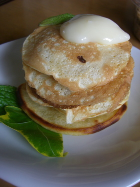 サクラ酵母でパンケーキ