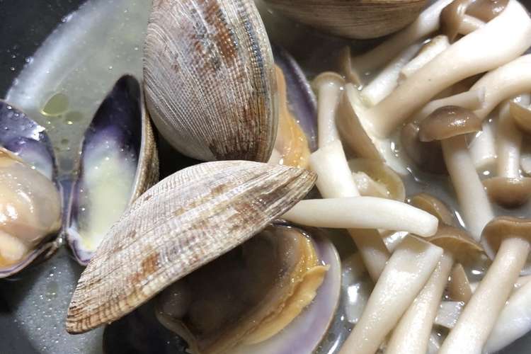 大アサリのバターワイン蒸し レシピ 作り方 By メサ吉 クックパッド