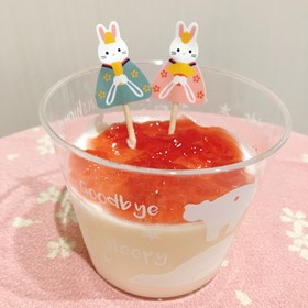 濃厚パンナコッタ❤︎ひな祭りにも