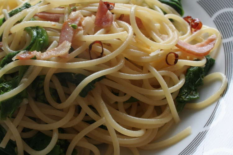 菜の花とアンチョビベーコンのパスタ レシピ 作り方 By ぶーすかおくさま クックパッド 簡単おいしいみんなのレシピが367万品