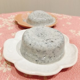 黒ごま★洋風プリン