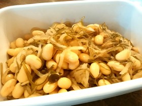 大豆と切り干し大根の煮物