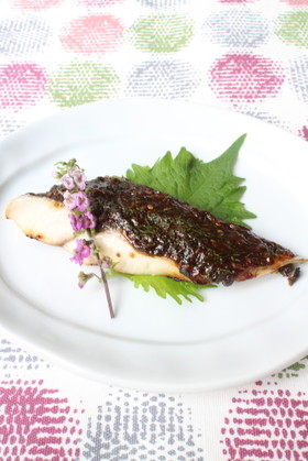 鰆(さわら)の大葉みそ焼き
