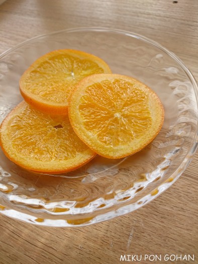 オレンジのコンポートの写真