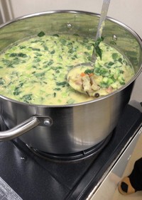 野菜たっぷり豆乳カレースープ