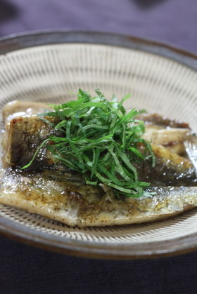 大葉ドレッシングで作るイワシの蒲焼き