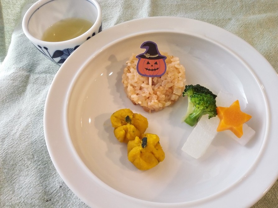 保育園おやつ★かぼちゃ茶巾の画像
