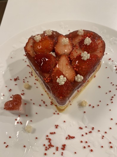 苺のヨーグルトムース・バレンタインにの写真