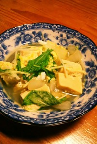 白菜と高野豆腐の卵とじ