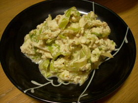 ごま風味でさっぱり キャベツの豆腐和え
