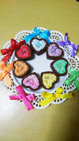 キスマイ茶封筒記念日☆チョコムースタルト