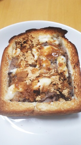 食パンdeぜんざいグラタン⁉️