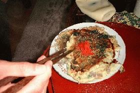 野菜たっぷりお好み焼き