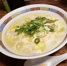 鶏むねしっとり⭐鶏白湯うどん