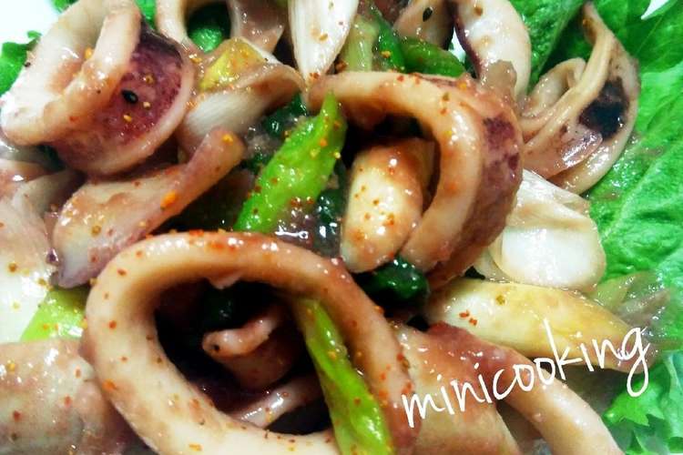 やみつき イカと白ネギの塩麹炒め レシピ 作り方 By ミニcooking クックパッド 簡単おいしいみんなのレシピが356万品
