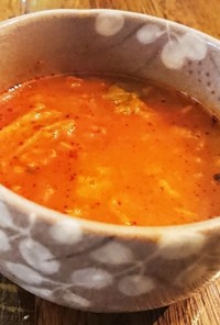 トマトジュースのスープ