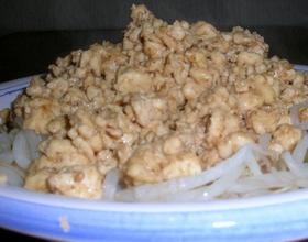 3つの材料で豆腐のふりかけ?そぼろ?