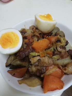 豚こま肉と大根の煮物
