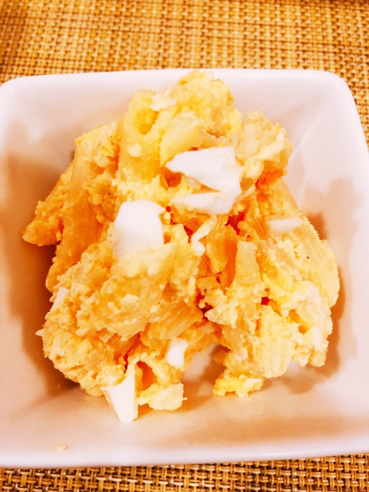 マカロニと卵のポテトサラダ チーズ風味の画像
