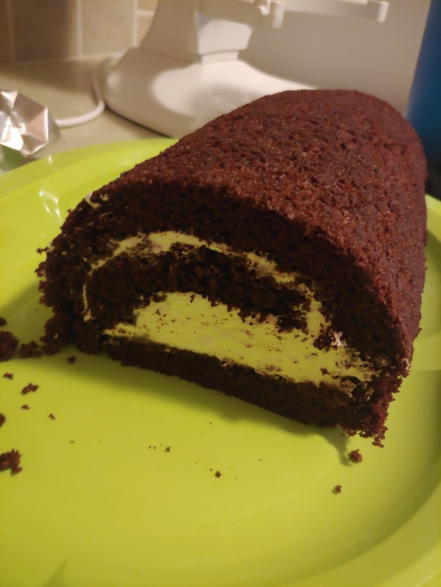 ケーキミックスで簡単ロールケーキの画像