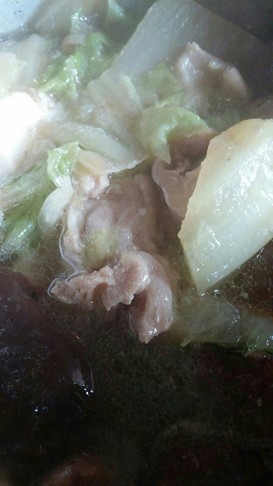 サッポロ一番、鶏白菜とんこつ煮