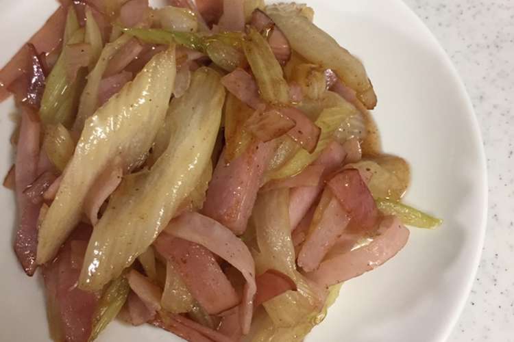 ロースハムとセロリ炒め レシピ 作り方 By 食べてダイエット クックパッド 簡単おいしいみんなのレシピが352万品