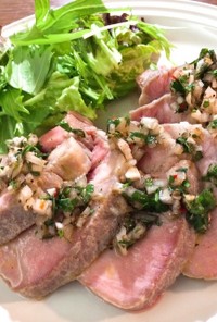 グリルステーキ チミチュリソース添え レシピ