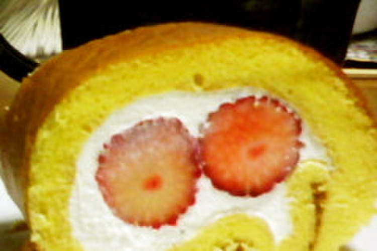 ホットケーキミックスdeロールケーキ レシピ 作り方 By まるこけこっこ クックパッド