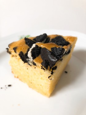 材料3つ☆HMとアイスの簡単オレオケーキ