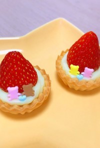 ♡ いちごの生チョコタルト ♡