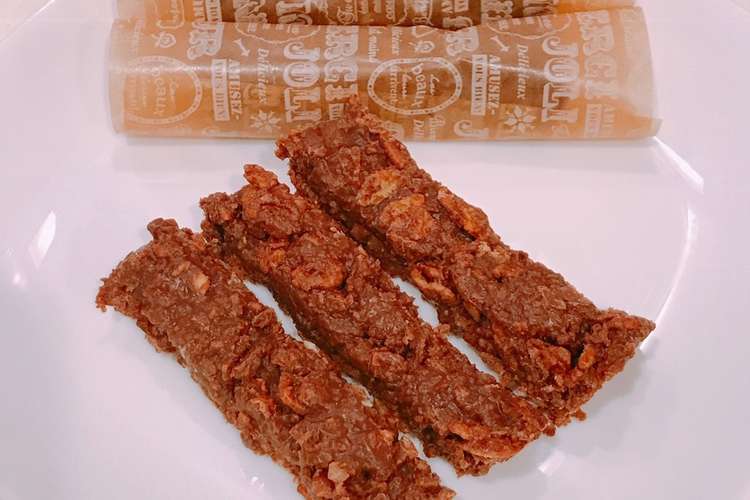 パン粉とフレークで 生チョコクランチバー レシピ 作り方 By クックまいななパパ クックパッド 簡単おいしいみんなのレシピが366万品