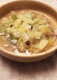 たっぷり白菜の中華スープ